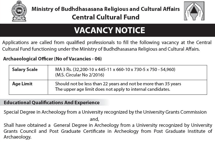 Vacancies (Central Cultural Fund - 2025)