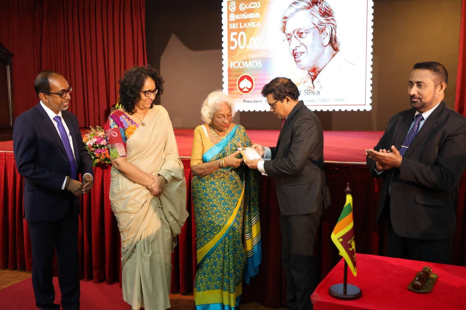 Commemorative Stamp and First Day Cover Issued Honoring Dr. Roland Silva’s Legacy in Cultural Heritage Preservation